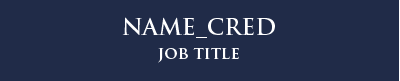 Show details for Name and Credentials - Job Title